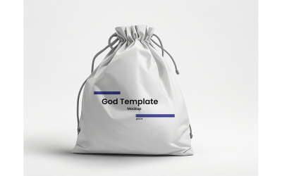 Drawstring Bag Mockup #03