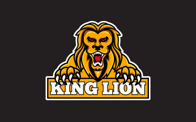 KING LION2 Logo-Design-Vorlage