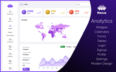 Maxx — БЕСПЛАТНЫЙ шаблон администрирования Bootstrap
