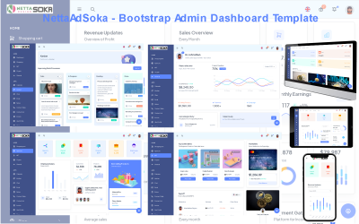 NettaAdSoka - Bootstrap Theme Admin Mall - HTML5