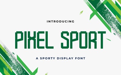 Pixel Sport: carattere del display sportivo