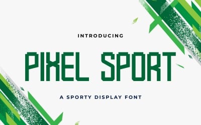 Pixel Sport - Sporty Display Font