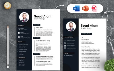 Resume &amp;amp; Cover letter Templates, CV templated, Business Resume, CV template
