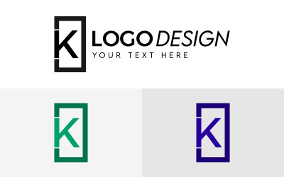 business K logotypdesign, webblogodesign, profillogotyp, företagslogodesign, K-logotyp