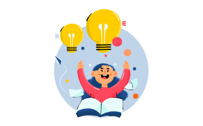 Céloldal Brainstorming koncepció illusztráció