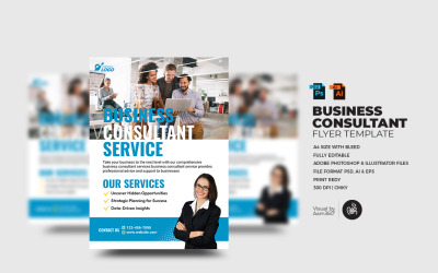 Volantino del servizio di consulenza aziendale Modello_V01