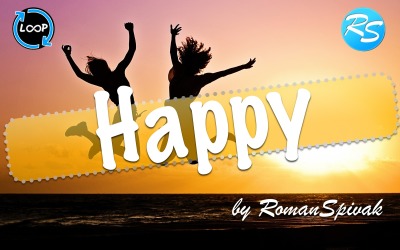 Happy Guitar Loop G Acoustic Uplifting Background Stock Music