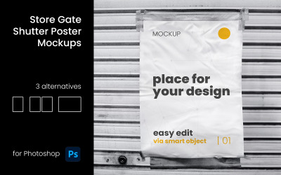 Makety plakátů s uzávěrkou Store Gate