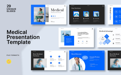 Modèle de présentation médicale Googleslide