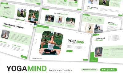 Yogamind - modelo de PowerPoint de ioga