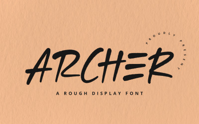 Archer: carattere di visualizzazione approssimativo