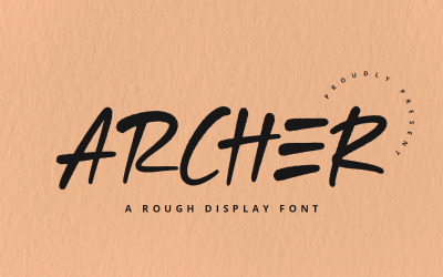 Archer – Grobe Anzeigeschrift