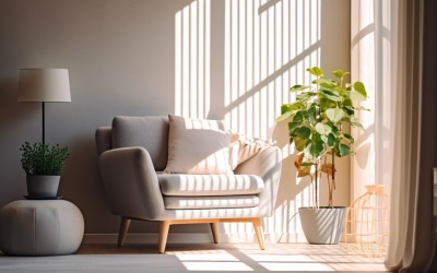 Interior of Italian Living Room 132