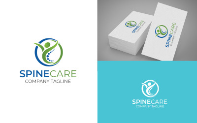 Design-Vorlage für das Spine Care Medical-Logo