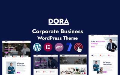 Dora - Tema WordPress de negócios corporativos