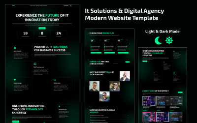 Imal - Agência Criativa - Modelo de site moderno de serviços empresariais