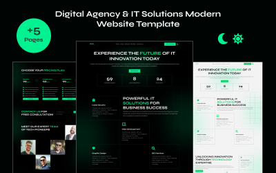 Imal - Agência Criativa - Modelo de Site Moderno de Serviços Empresariais