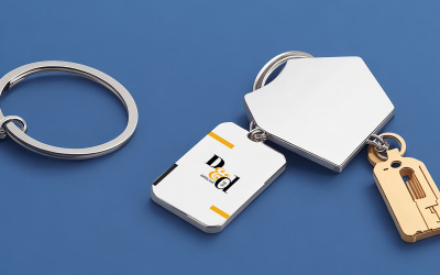 Key Chain Mockup Template #02
