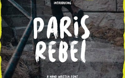 Paris Rebel - Rough Handwritten Font