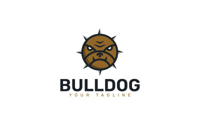 Premium-Bulldog-Logo-Vorlage