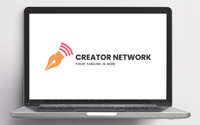 Шаблон логотипу Creator Network