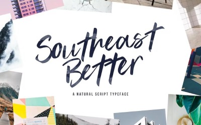 Southeast Better: carattere tipografico scritto a mano