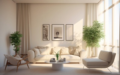 Interior of Italian Living Room 209