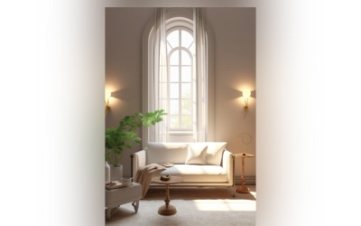 Interior of Italian Living Room 242