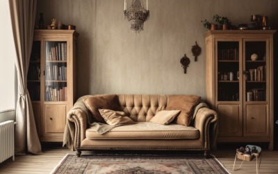 Interior of Italian Living Room 265