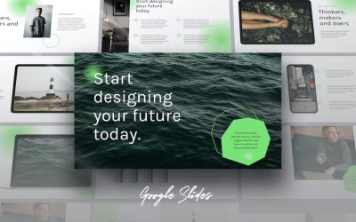 AISTRA - Diapositive Google sur les affaires technologiques simples