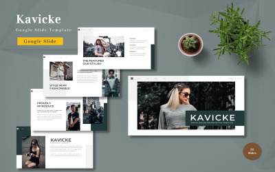 Kavicke – šablona prezentace Google