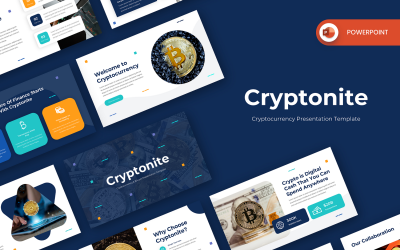 Cryptonite - Modello Powerpoint di criptovaluta