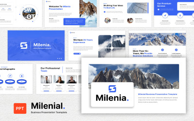 Milenia – PowerPoint üzleti bemutató sablon