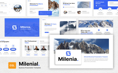 Milenial Business Presentation Google Slides mall