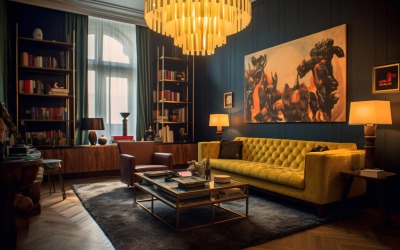 The Heart of Home Italian Living Room Estetics 568