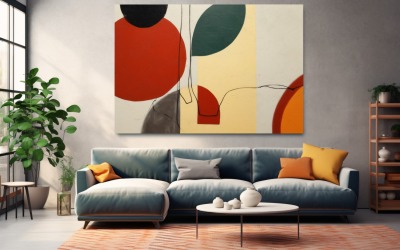 Interior of Italian Living Room 664