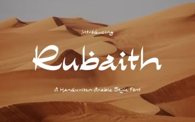Rubaith - dekorativní arabská písma