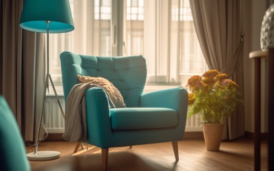 Interior of Italian Living Room 923