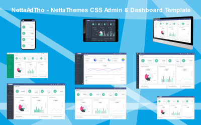 NettaAdTho - NettaThemes CSS Admin &amp;amp; Dashboard Mall