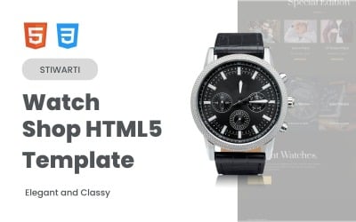 Stiwarti - Szablon HTML sklepu z zegarkami