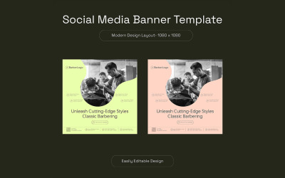 Banner sablon fodrász üzlethez