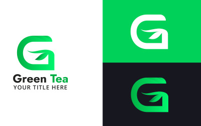 Modello creativo con logo lettera g