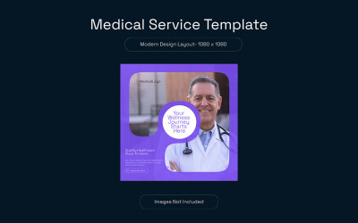 Publication Instagram de médecin et consultant en soins de santé sur les réseaux sociaux