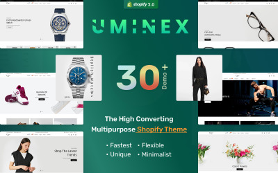 Uminex – багатоцільова тема Shopify наступного покоління OS 2.0