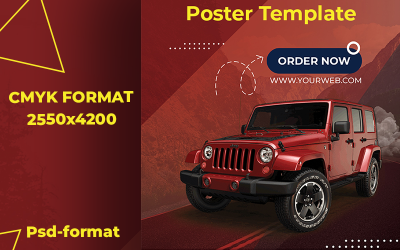 Car Poster Template and Car Dealer Templates &amp;amp; Photoshop theme