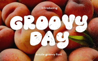 Dia Groovy - Fonte Retro dos anos 70
