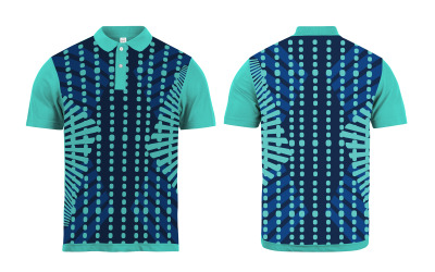Polo T-shirt sjabloonontwerp