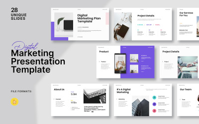 Digitaal marketingplan Googleslide