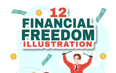 12 Ilustración del vector de libertad financiera