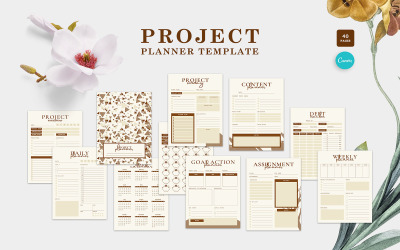 Pacote de modelos de planejador de projeto